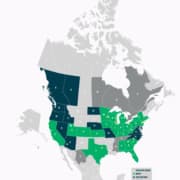 U.S. Compliance North America Map