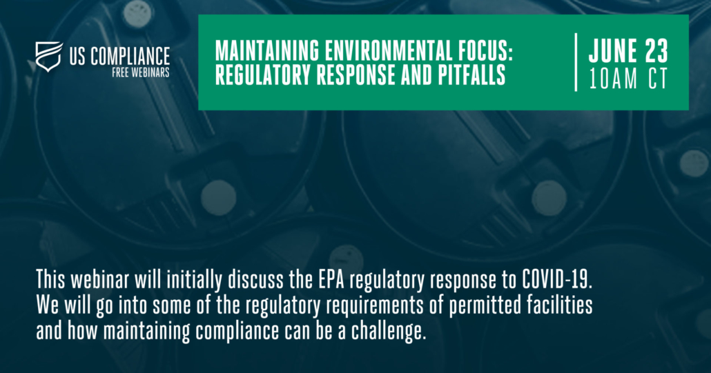 Maintaining Environmental Focus Regulatory Response and Pitfalls